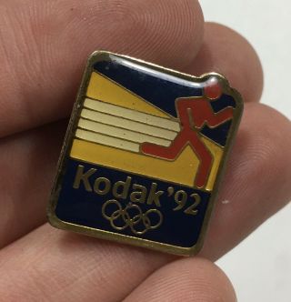 Kodak 92’ 1992 Olympics Collectible Hat Lapel Pin Olympic Vintage Souvenir Rare