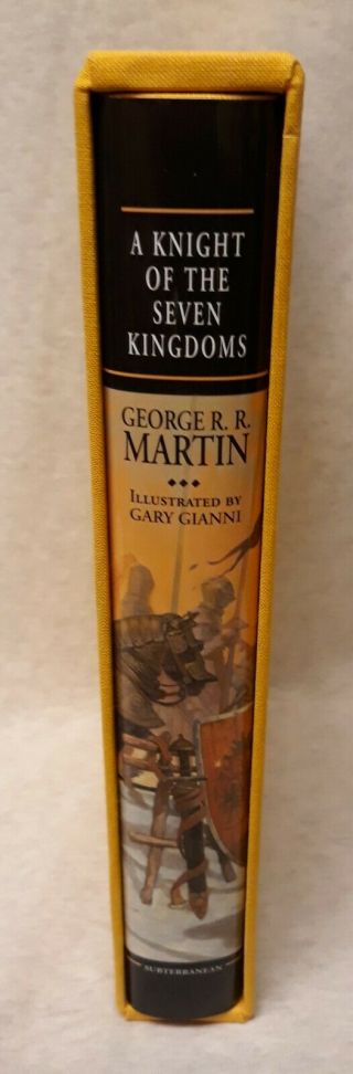 A Knight of the Seven Kingdoms - George R R Martin - Subterranean Press 544/750 2