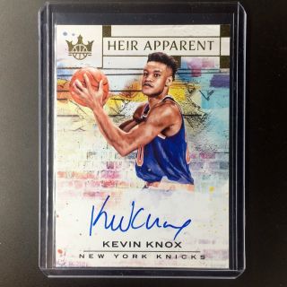2018 - 19 Court Kings Kevin Knox Heir Apparent Rookie Auto 63/199