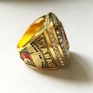 2011 Alabama Crimson Tide Saban Collge Football National Championship Ring Gold 3
