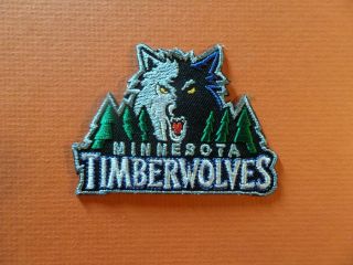 Minnesota Timberwolves Nba Embroidered 2 - 1/8 X 3 Iron Or Sew On Patch