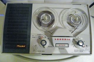 Collectible Grundig Niki Reel To Reel Recorder/player - Please Read