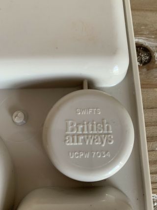 Vintage British Airways In Flight Meal Food Tray 3