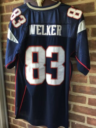 Authentic Reebox England Patriots Wes Welker Jersey Size 54