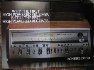 Pioneer Sx - 1250 Stereo Receiver Ad & Lab Report