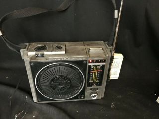 Ge General Electric Am/fm 8track Portable Music System 3 - 5507c