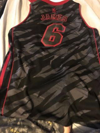 RARE Adidas Miami Heat Lebron James 6 Limited Edition Tribute NBA Jersey 3