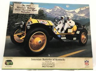 1995 Interstate Batteries Great American Race Automobile Calendar