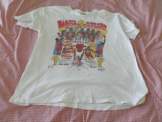 Chicago Bulls 1993 Nba Championship Xl T - Shirt W/ Everybody 