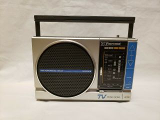 Emerson Pm3909a Am/fm Portable Radio Vintage 1980 