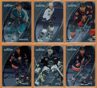 2002 - 03,  Itg,  In The Game,  Reg & Gold,  Bap Autos,  Pick From Drop - Down List