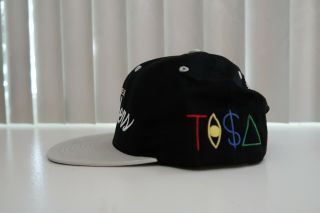 Vintage Los Angeles Raiders Tisa Snapback / Oakland Raiders Tisa Ti$a Cap Black