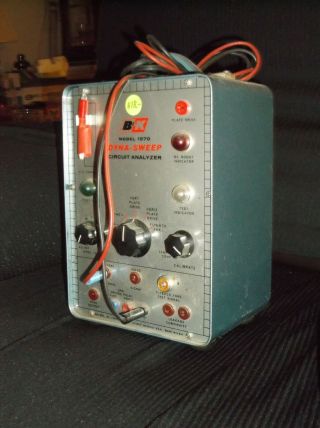 Vintage B&k Model 1070 Dyna - Sweep Circuit Analyzer Tube Ham Radio Tv Repair Shop