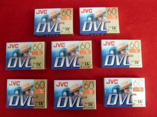 Jvc Pack Of 8 Mini Dv Dvc 60/90 Minute Digital Video Cassette Dvm60me