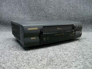 Philips Magnavox Vr400bmg21 4 - Head Vhs Hq Vcr Video Cassette Recorder
