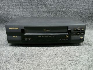 Philips Magnavox VR400BMG21 4 - Head VHS HQ VCR Video Cassette Recorder 2