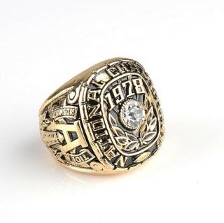 1978 Alabama Crimson Tide College Football SEC National Championship Ring 2