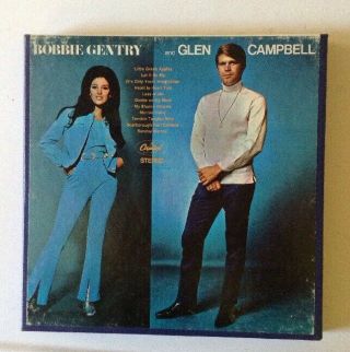 4.  Track Reel To Reel Tape Glen Campbell / Bobbie,  Gentry