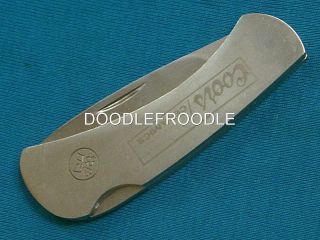 Nm Vintage Mundial Brazil Brasil Lockback Folding Knife Knives Coors Advertising