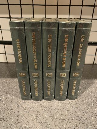 Sealed: 5 Vol.  Tolkien Set: Lord Of The Rings,  Hobbit,  Silmarillion,  Easton Press