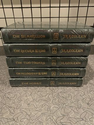 SEALED: 5 Vol.  Tolkien Set: Lord of the Rings,  Hobbit,  Silmarillion,  Easton Press 2