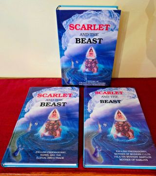 3 Scarlet And The Beast Books By John Daniel Complete Set I Ii Iii Freemasonry