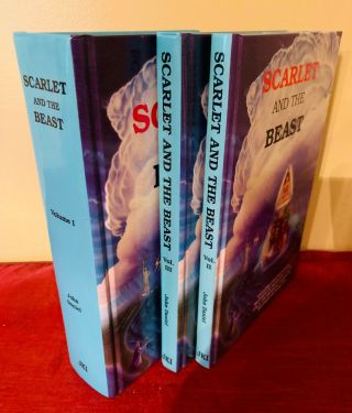 3 SCARLET and the BEAST BOOKS by JOHN DANIEL COMPLETE SET I II III FREEMASONRY 2