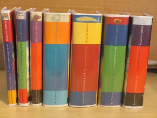 Harry Potter Complete Set,  J.  K.  Rowling,  Bloomsbury,  Hardback,  First Edition