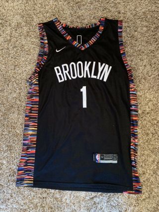 D’angelo Russell Brooklyn Nets Biggie Smalls Nike Jersey L