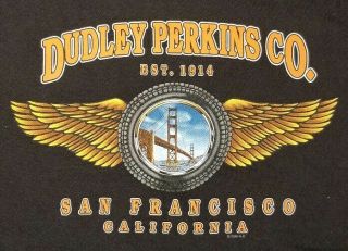 Harley Davidson Motorcycles Dudley Perkins San Francisco T Shirt Mens Size Large