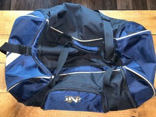 Men’s Adidas Navy Blue Notre Dame Fighting Irish Travel Duffle Bag 18x24