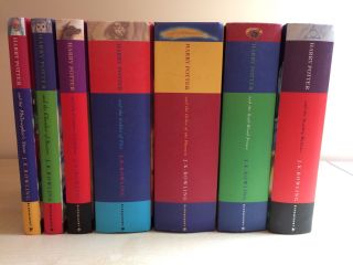 Harry Potter Complete Set,  J.  K.  Rowling,  Bloomsbury,  Hardback,  First Edition 1 3