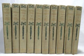 Novels Of Jane Austen 10 Vol Set 1901 Brock Illustrations Fine Bindings Dent