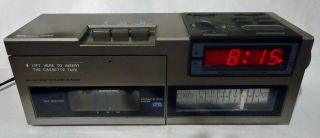 Sears Sr3000 Series Am/fm Clock Radio Cassette Player Alarm Clock
