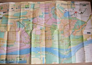 The Tourist Map Of The Ussr City Rostov - On - Don Was Published In 1979.