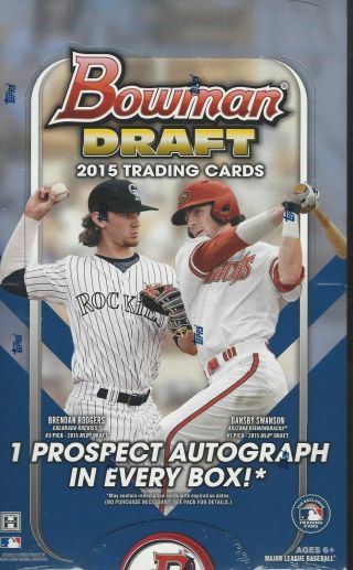 2015 Bowman Draft Picks And Prospects Baseball Hobby Box Factory