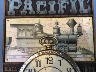 Southwest Pacific Company,  Railway & Steamship Lines Plastic Wall Clock 3