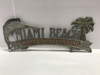 Vintage Miami Beach Fla.  World 
