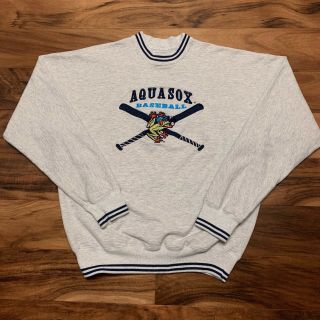 90s Everett Aquasox Seattle Mariners Baseball Crewneck Sweatshirt Vtg Size S/m