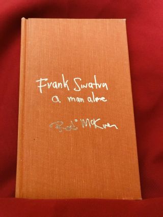 Frank Sinatra A Man Alone Signed By Rod Mckuen Autograph Book Numbered 111/500