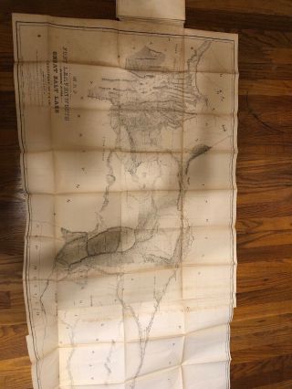 1853 Exploration And Survey; Valley Of Great Salt Lake Utah W/maps 2