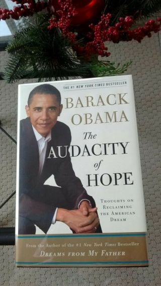 Pres.  Barack Obama The Audacity Of Hope Signed First Edition Unread/new