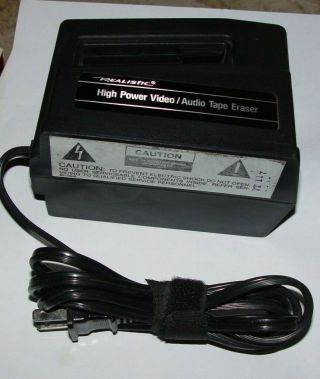 Realistic High Power Video / Tape Eraser 44 - 233a