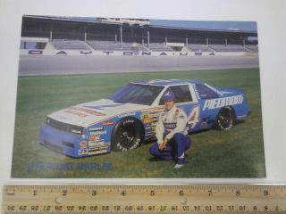 Rare Nascar Sterling Marlin Photo Promo Flyer Exclusively From Races