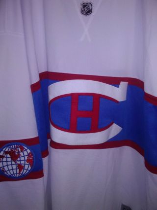 Mens 4XL Reebok Montreal Canadiens 2016 Winter Classic Jersey Goalie Size 2