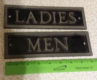 Vintage Mens And Ladies Door Signs