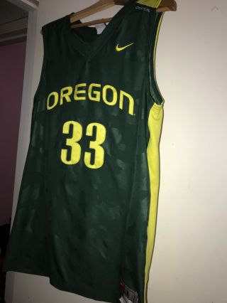 Nike Oregon Ducks Basketball Jersey 33 Sewn Dri Fit Camouflage Team Edition L,  2