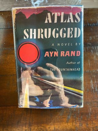 Ayn Rand Atlas Shrugged 1st/1st Print Dj Price $6.  95