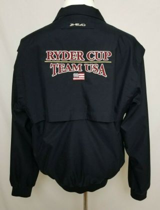 Ahead Team Usa Ryder Cup Mens Medium 2004 Oakland Hills Windbreaker Jacket Golf
