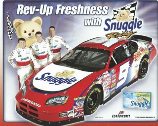 2006 Kasey Kahne/scott Riggs/jeremy Mayfield 9 Nascar Busch " Dodge " Postcard